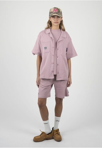 Fit confort Chemise 'Côte d’Azur' Prohibited en violet