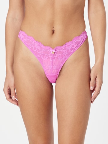 Boux Avenue Thong 'ALIYAH' in Pink: front