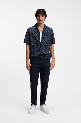 BOSS Regular Fit Businesshemd in Blau