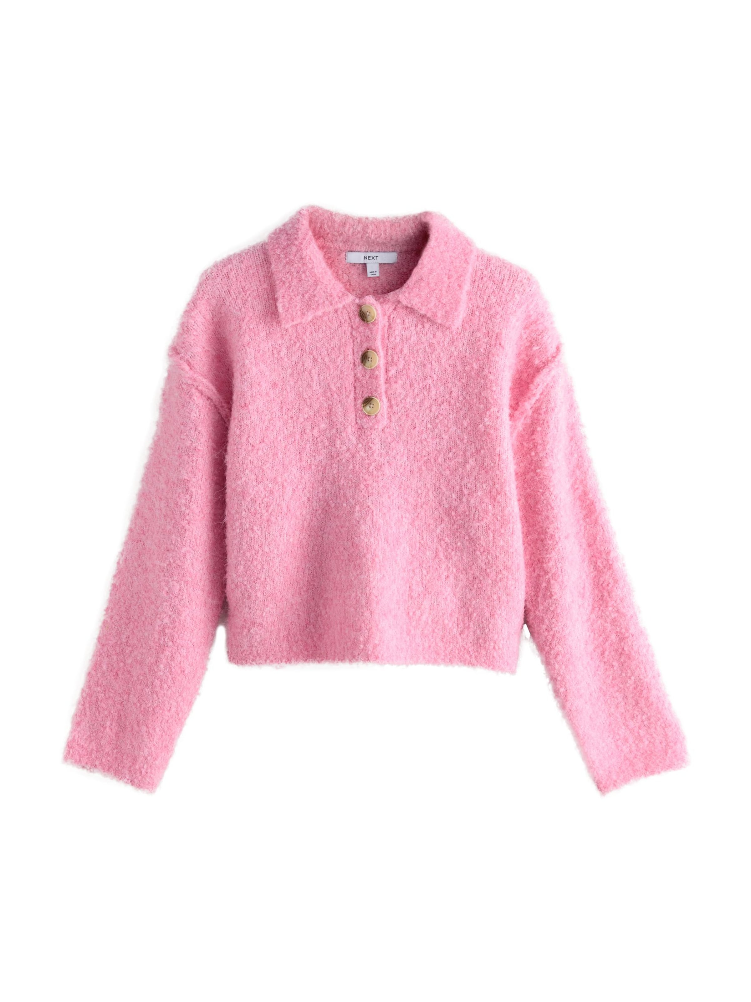 Next Πουλόβερ σε ροζ: μπροστά