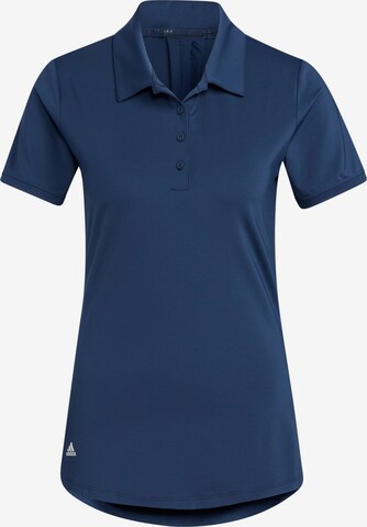 ADIDAS GOLF Performance Shirt in Blue: front