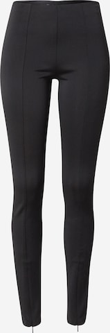 Calvin Klein Skinny Leggings in Black: front