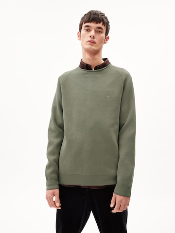 ARMEDANGELS Sweater 'JAAKOS' in Green: front