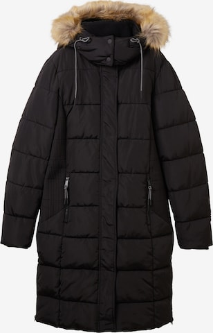 Manteau d’hiver TOM TAILOR en noir : devant