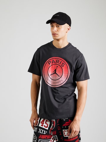 Jordan T-Shirt 'PSG' in Schwarz: Vorderseite