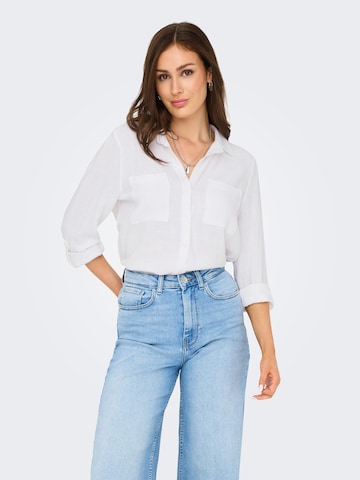 ONLY - Blusa 'ONLYasmin-Siesta' en blanco: frente