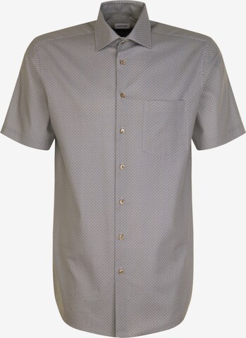 Coupe regular Chemise business SEIDENSTICKER en gris : devant