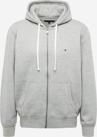 Veste de survêtement 'Essential' TOMMY HILFIGER en gris : devant