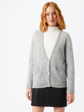 OPUS Strickjacke 'Damke' in Grau: predná strana