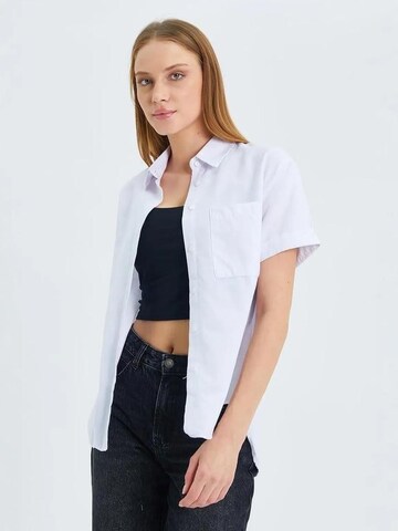 Camicia da donna di MixRay in bianco