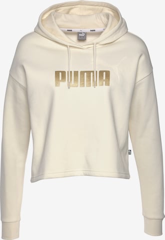 Felpa sportiva di PUMA in bianco