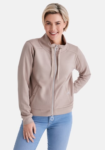 Veste de survêtement STOOKER WOMEN en beige : devant