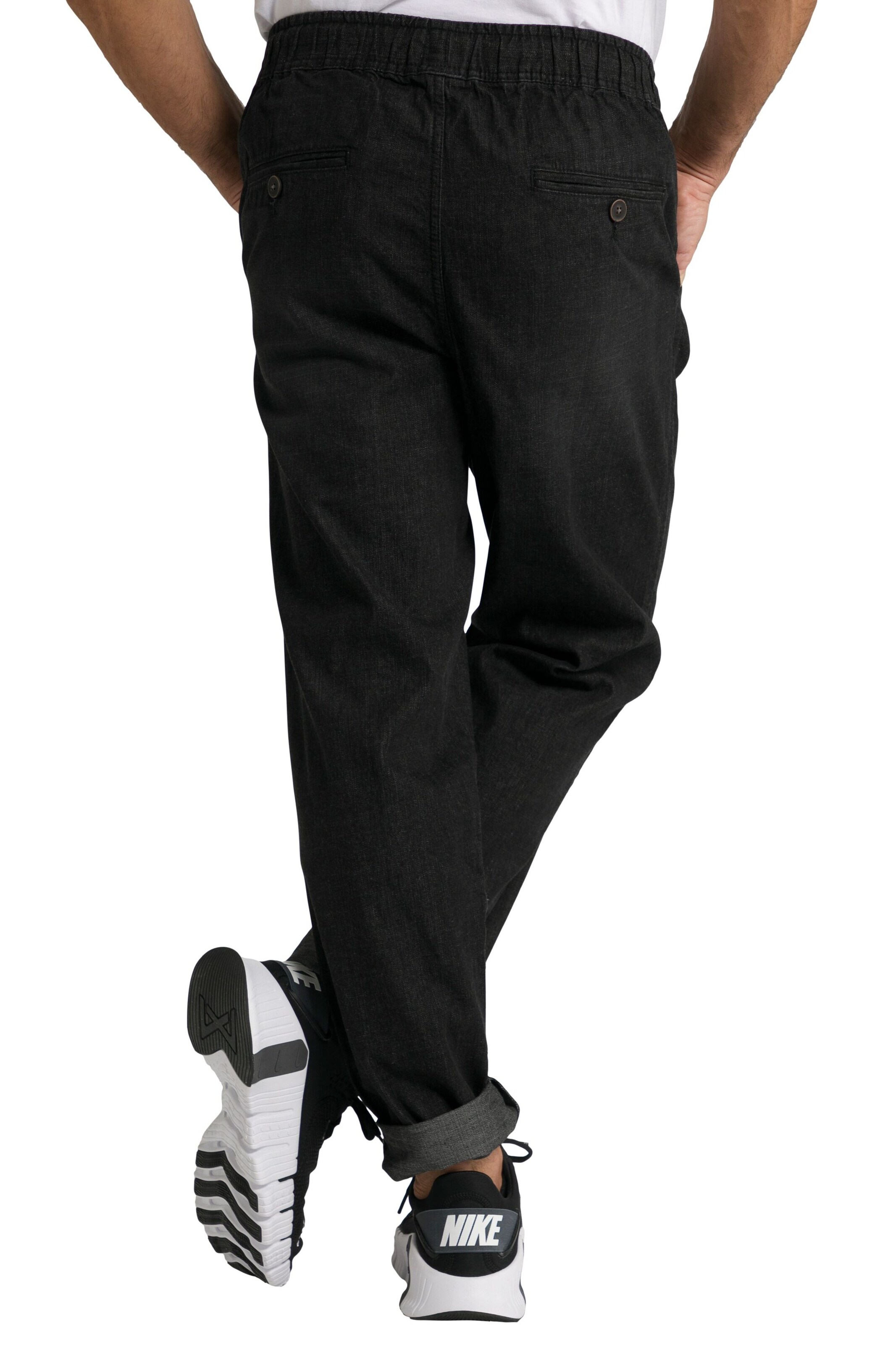 JP1880 Loosefit Broek in Zwart