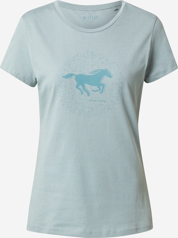 MUSTANG T-Shirt 'Alexia' in Blau: predná strana