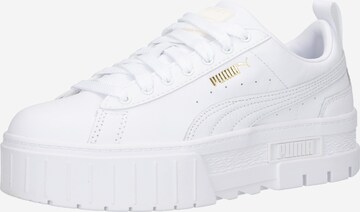 Baskets basses 'Mayze Classic' PUMA en blanc : devant