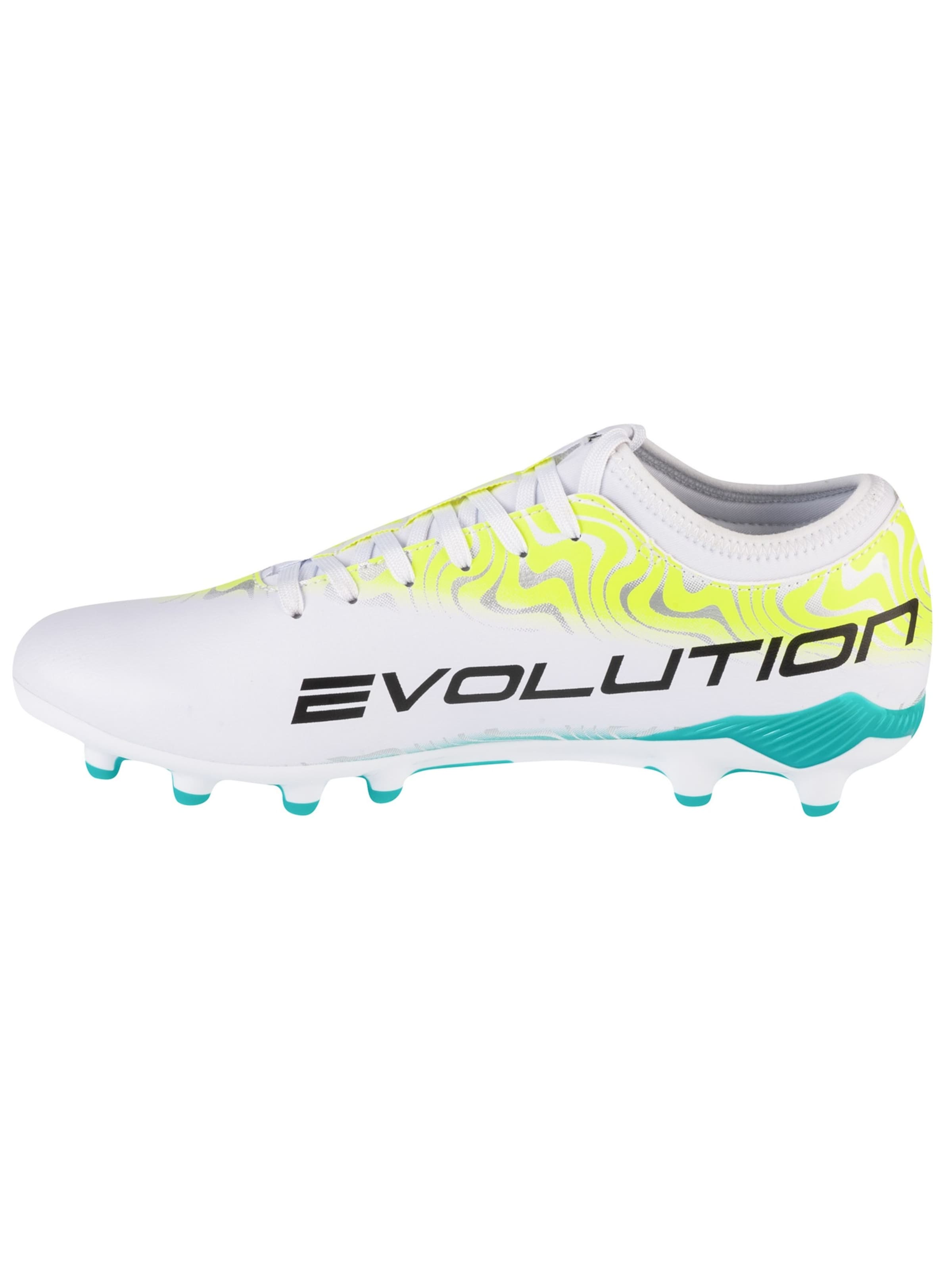 JOMA Soccer Cleats 'Evolution 25 EVOW FG' in White: front