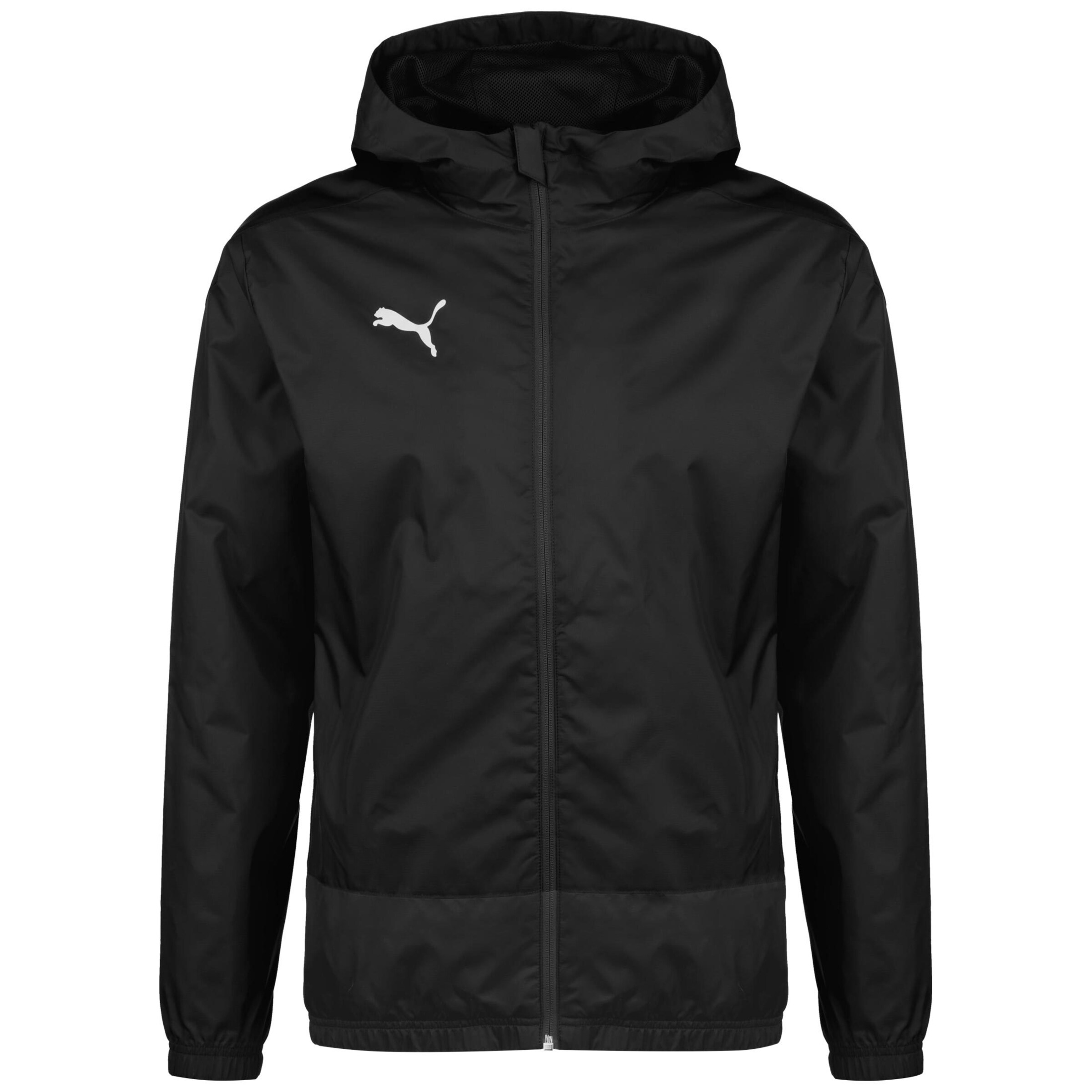 PUMA - Casaco deportivo 'Team Goal' em preto: frente