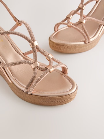 Next Sandalen met riem 'Forever Comfort' in Goud