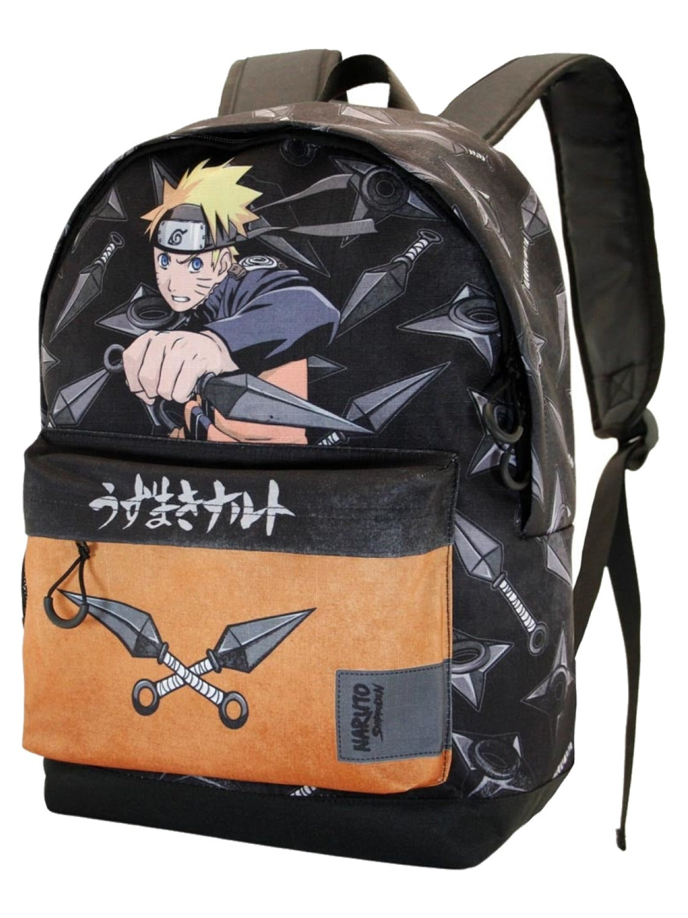 Naruto Rugzak 'Naruto Weapons Rugzak Hoogte 44cm' in Zwart