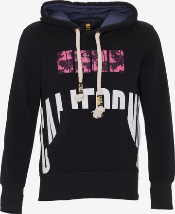 PLUS EIGHTEEN Sweatshirt in Zwart: voorkant