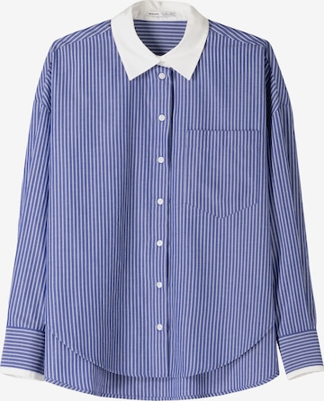 Bershka Pusero värissä sininen: etupuoli