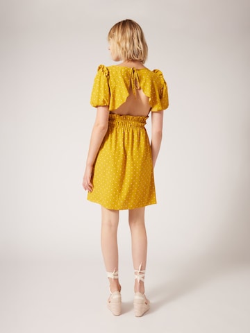 NAF NAF Καλοκαιρινό φόρεμα 'Poipi' σε κίτρινο