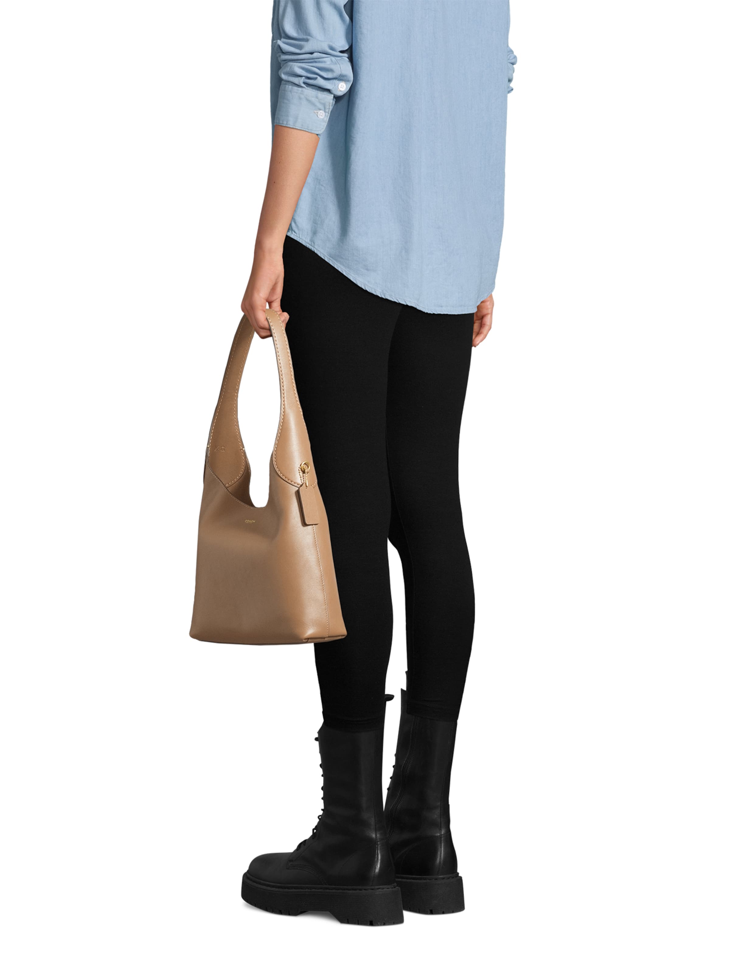 Sac bandoulière 'BROOKLYN' COACH en gris