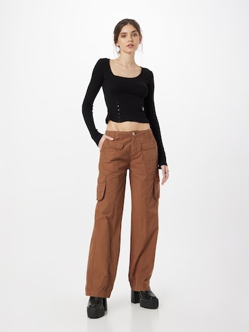 Regular Pantalon cargo 'Lulu' SHYX en marron