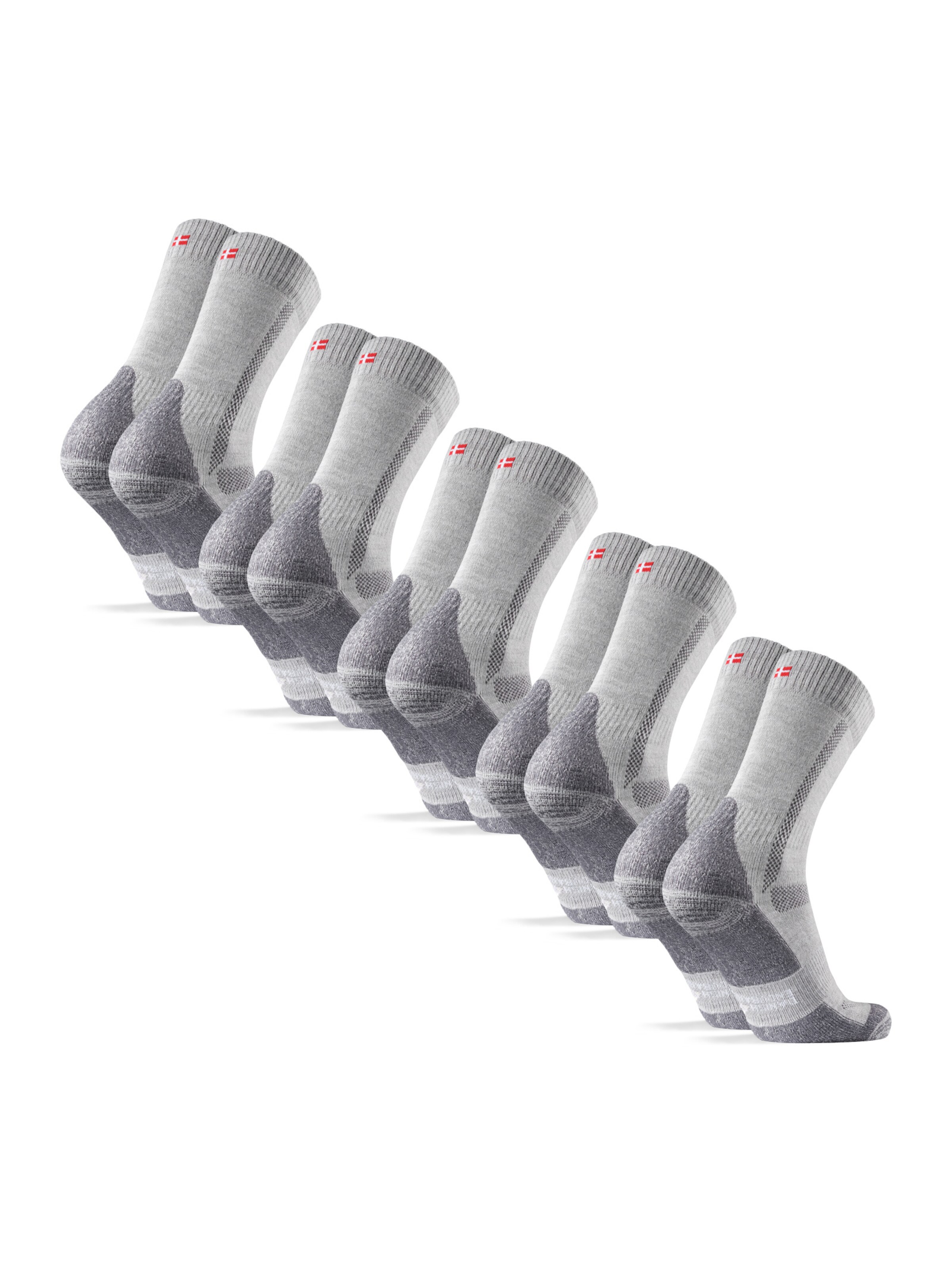 DANISH ENDURANCE Wandersocken 'Classic Crew ' in Grau