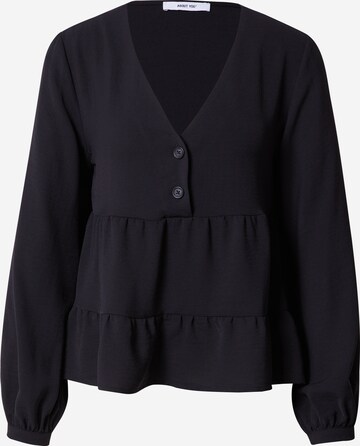 ABOUT YOU Blouse 'Jula' in Black: front