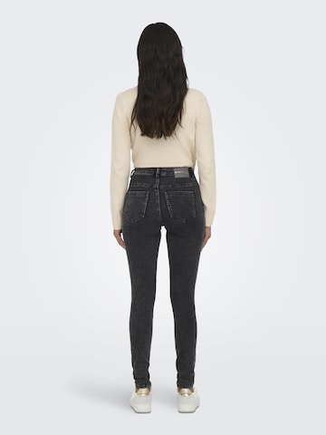 ONLY Skinny Jeans 'FOREVER' in Schwarz