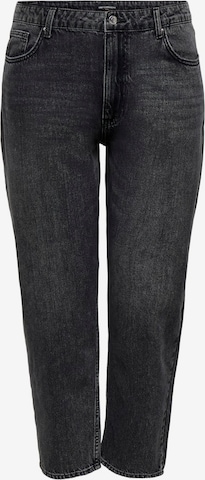 juoda ONLY Carmakoma Prigludęs Džinsai 'CARLUMI': priekis