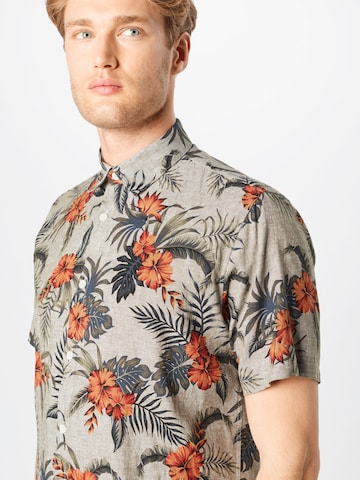 Lindbergh Regular fit Ing 'Palm Leaf' - zöld