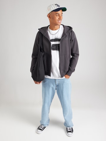 G-STAR Sweat jacket 'Old Skool' in Grey