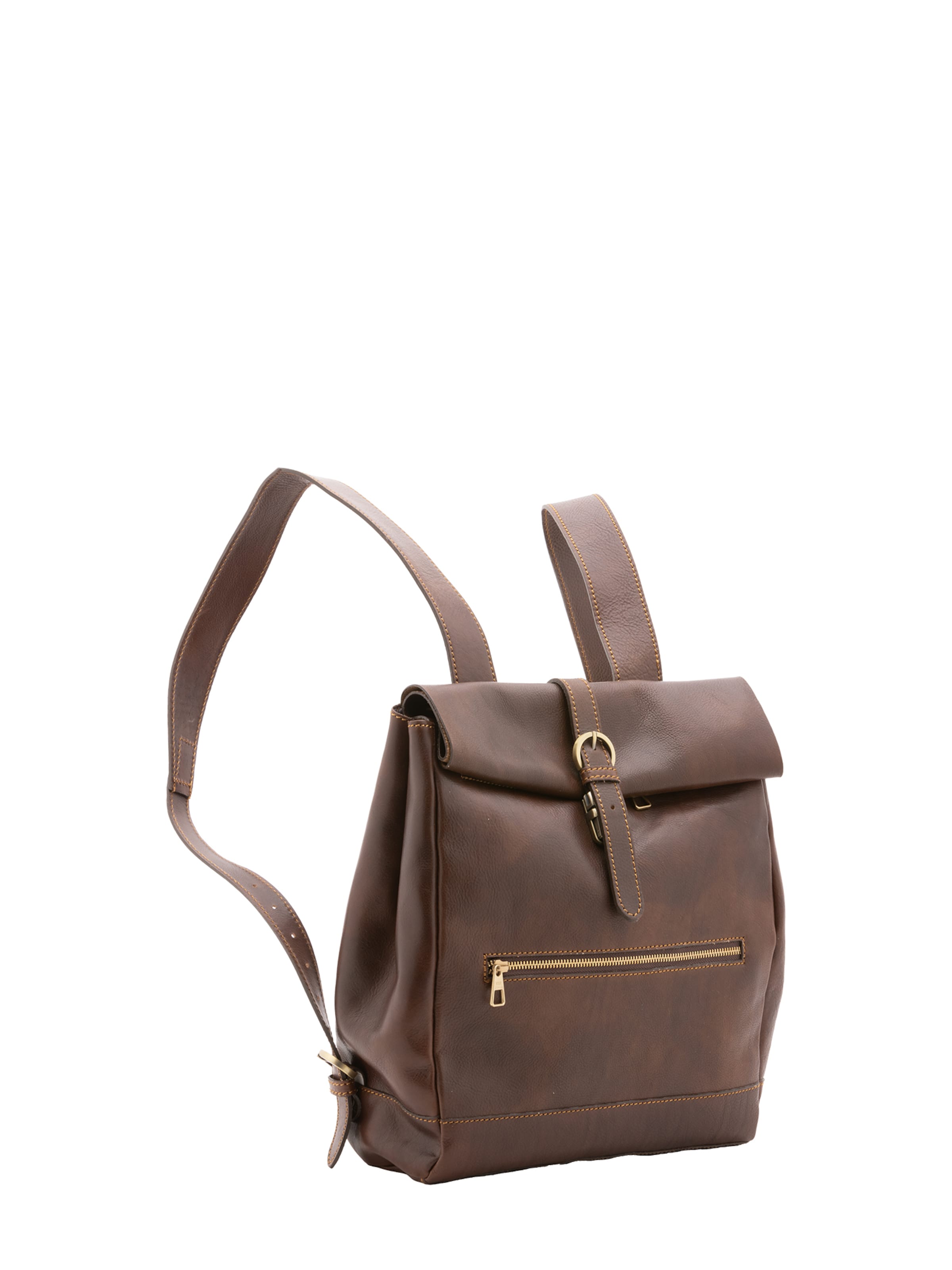 Viola Castellani Rucksack in Braun: Vorderseite