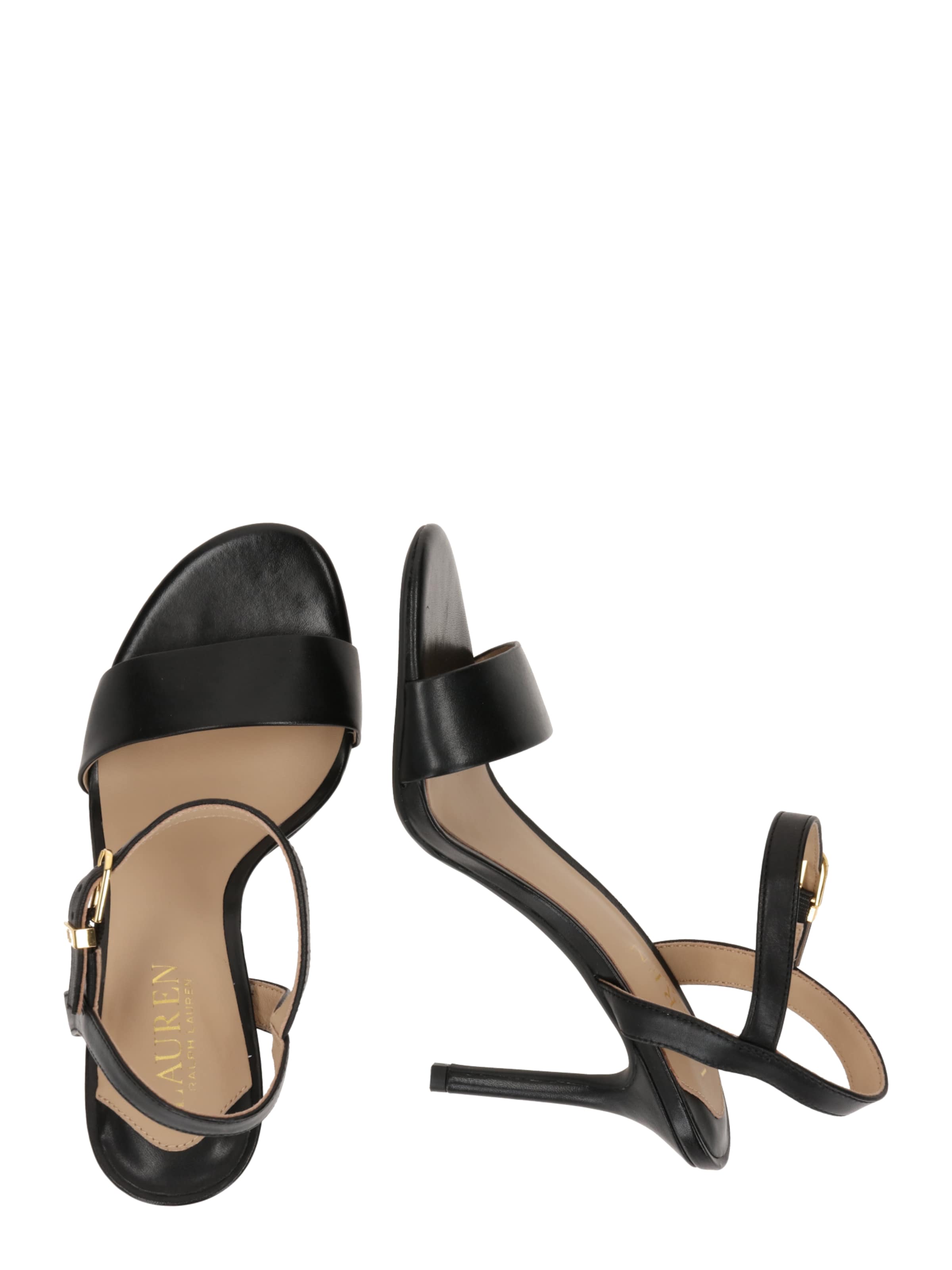 Lauren Ralph Lauren Σανδάλι με λουράκια 'GWEN' σε μαύρο