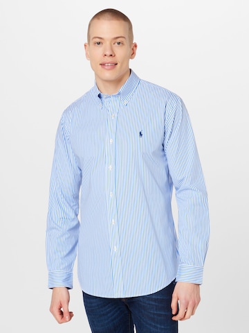 Polo Ralph Lauren - Regular Fit Camisa em azul: frente