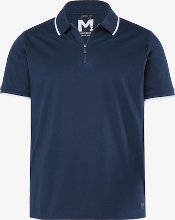 Men Plus Shirt in Blau: Vorderseite