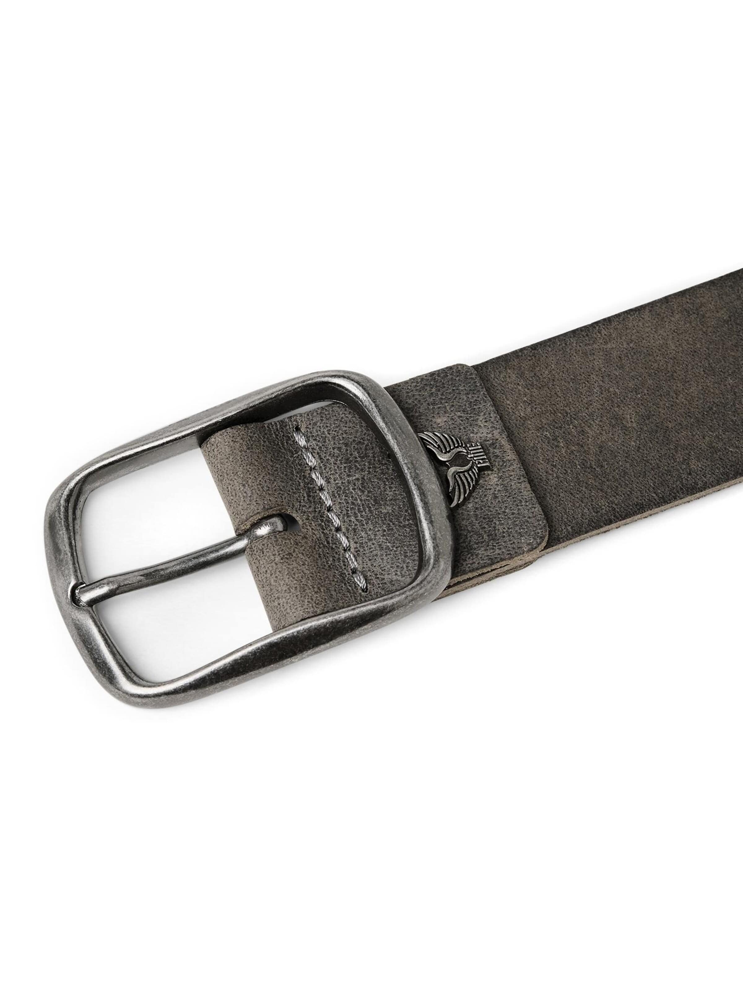 PME Legend Bälte 'Leather belt' i grå