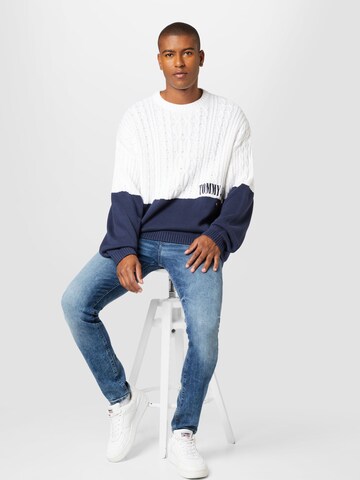 Tommy Jeans Pullover in Weiß