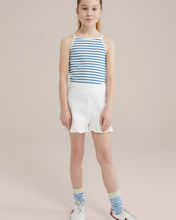 Top di WE Fashion in blu