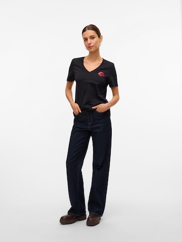 T-shirt 'VMFEYOLA' VERO MODA en noir