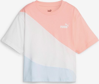 PUMA Toiminnallinen paita 'Power' värissä taivaansininen / roosa / valkoinen, Tuotenäkymä