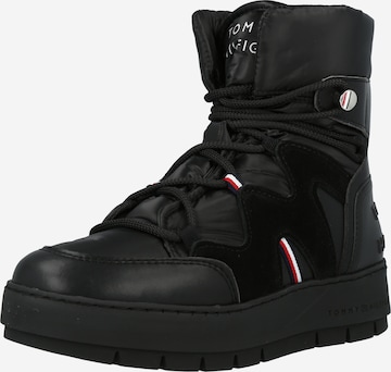 TOMMY HILFIGER Snowboots in Zwart: voorkant