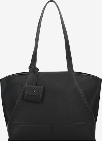 TOM TAILOR Shopper 'Adrienn' in Zwart: voorkant