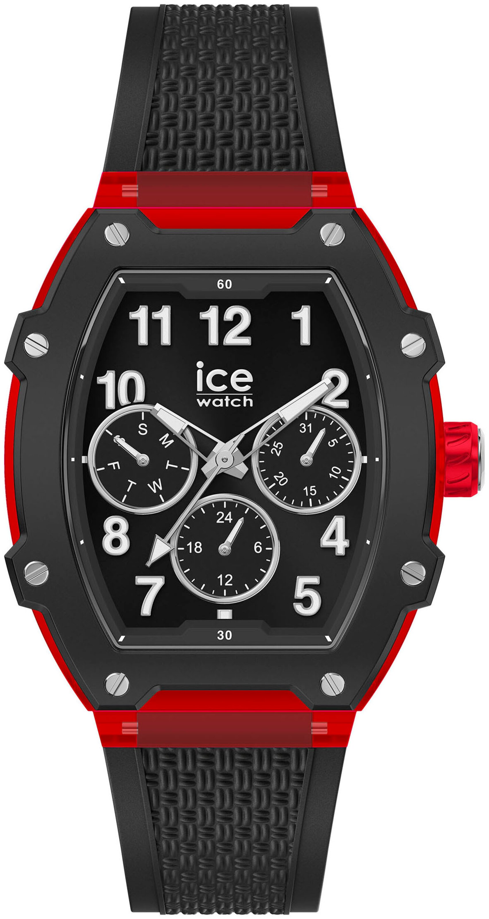 ICE WATCH Analoguhr in Schwarz: Vorderseite