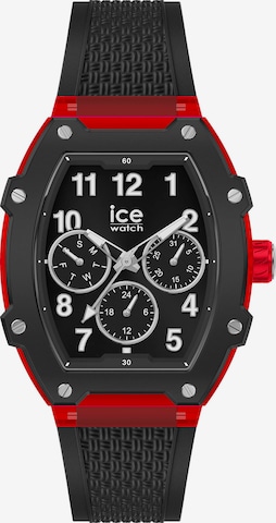 ICE WATCH Analoguhr in Schwarz: Vorderseite