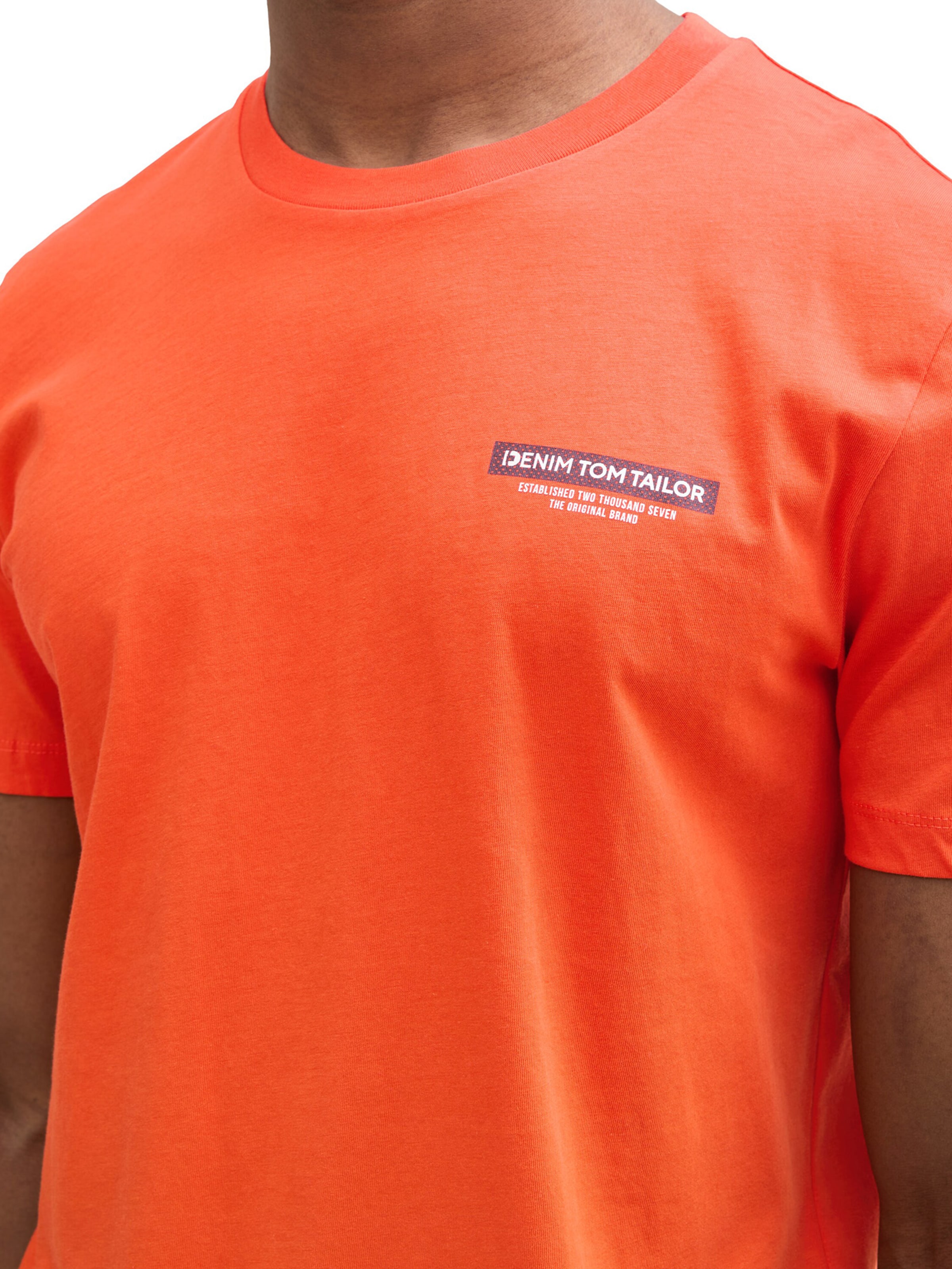 T-Shirt TOM TAILOR DENIM en rouge