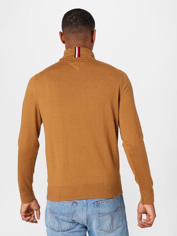 TOMMY HILFIGER Pullover in Braun