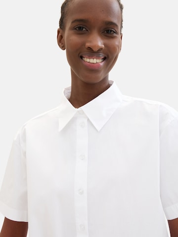 Camicia da donna di TOM TAILOR DENIM in bianco